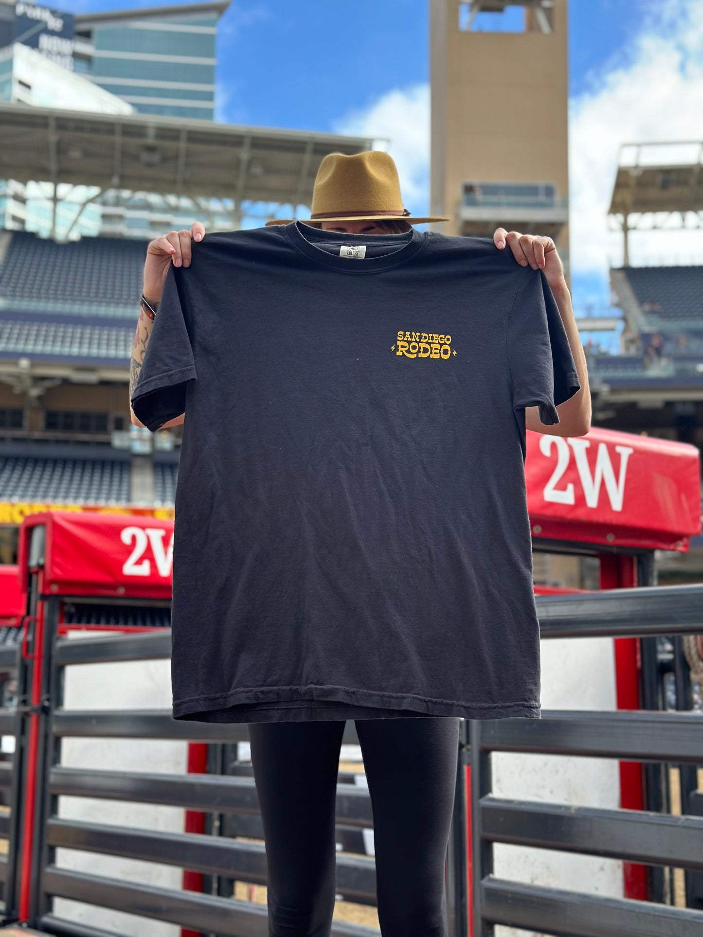 SD Rodeo Black Tee