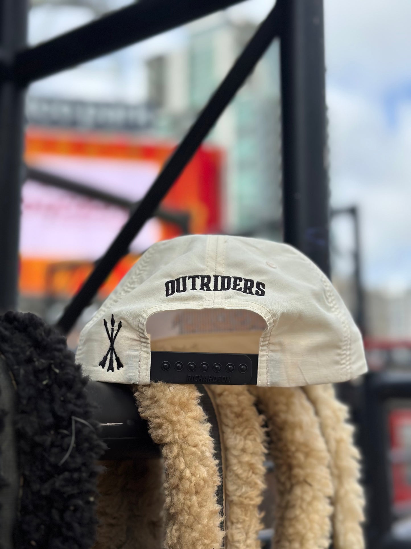 SD Rodeo Ivory Flat Bill Rope Hat