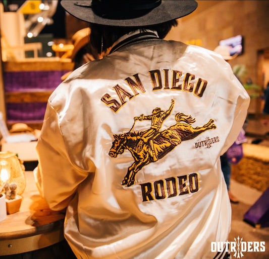 SD Rodeo Cream Satin Jacket