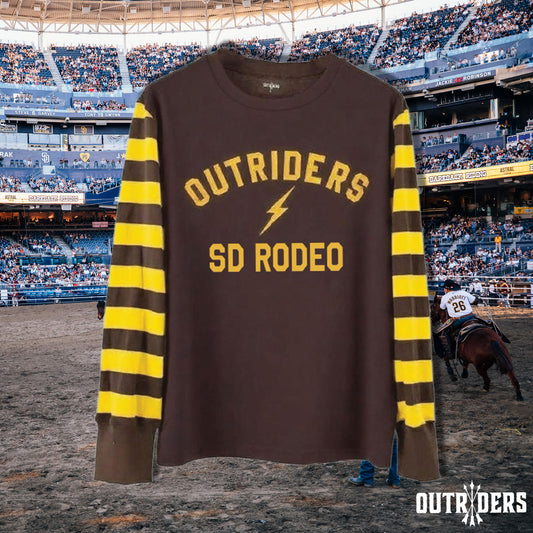 SD Rodeo x Outriders Striped Long Sleeve
